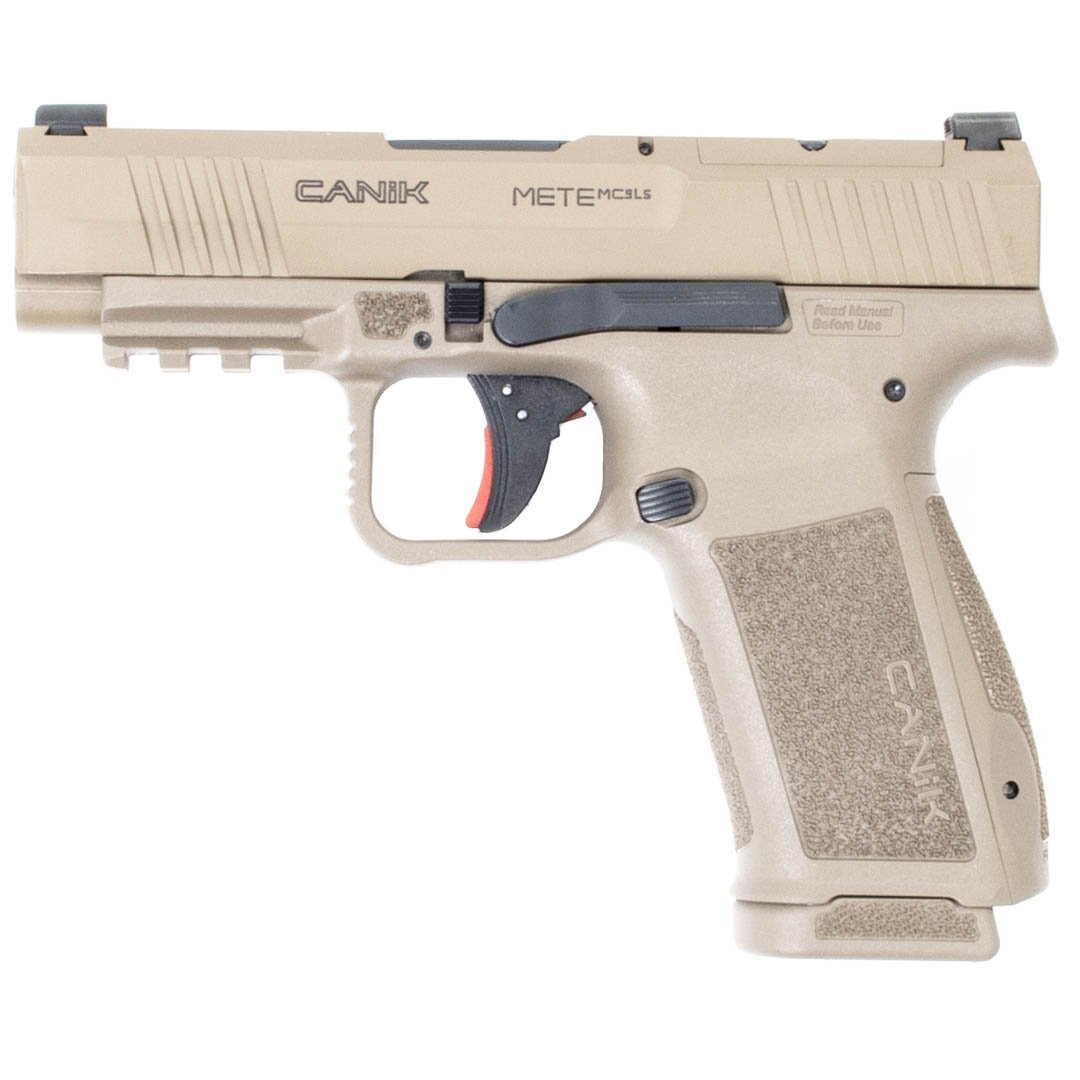 CANIK METE MC9LS 9MM LUGER (9×19 PARA) SEMI AUTO HANDGUNS