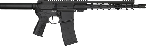 CMMG Banshee MK4 5.56x45mm, 10.5" Taper Threaded Barrel, Black Cerakote, Pistol Tube, 30rd
