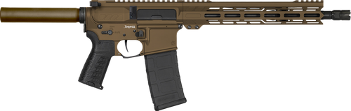 CMMG Banshee MK4 5.56x45mm, 12.5" Taper Threaded Barrel, Midnight Bronze Cerakote, Pistol Tube, 30rd