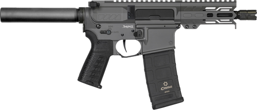 CMMG Banshee MK4 9mm, 5" Taper Threaded Barrel, Tungsten Cerakote, Pistol Tube, 30rd