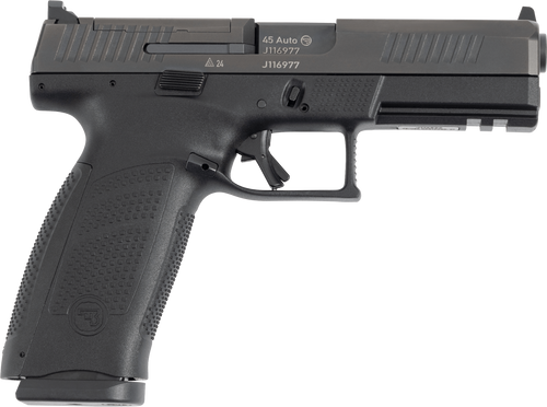 CZ P-10 F 45 ACP, 4.5" Barrel, Black, Optic Ready, 13rd
