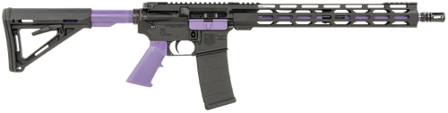 Diamondback DB15 Sports South Exclusive 223 Remington/5.56x45mm, 16" Threaded Barrel, Purple Grip, Black Rec, 30rd