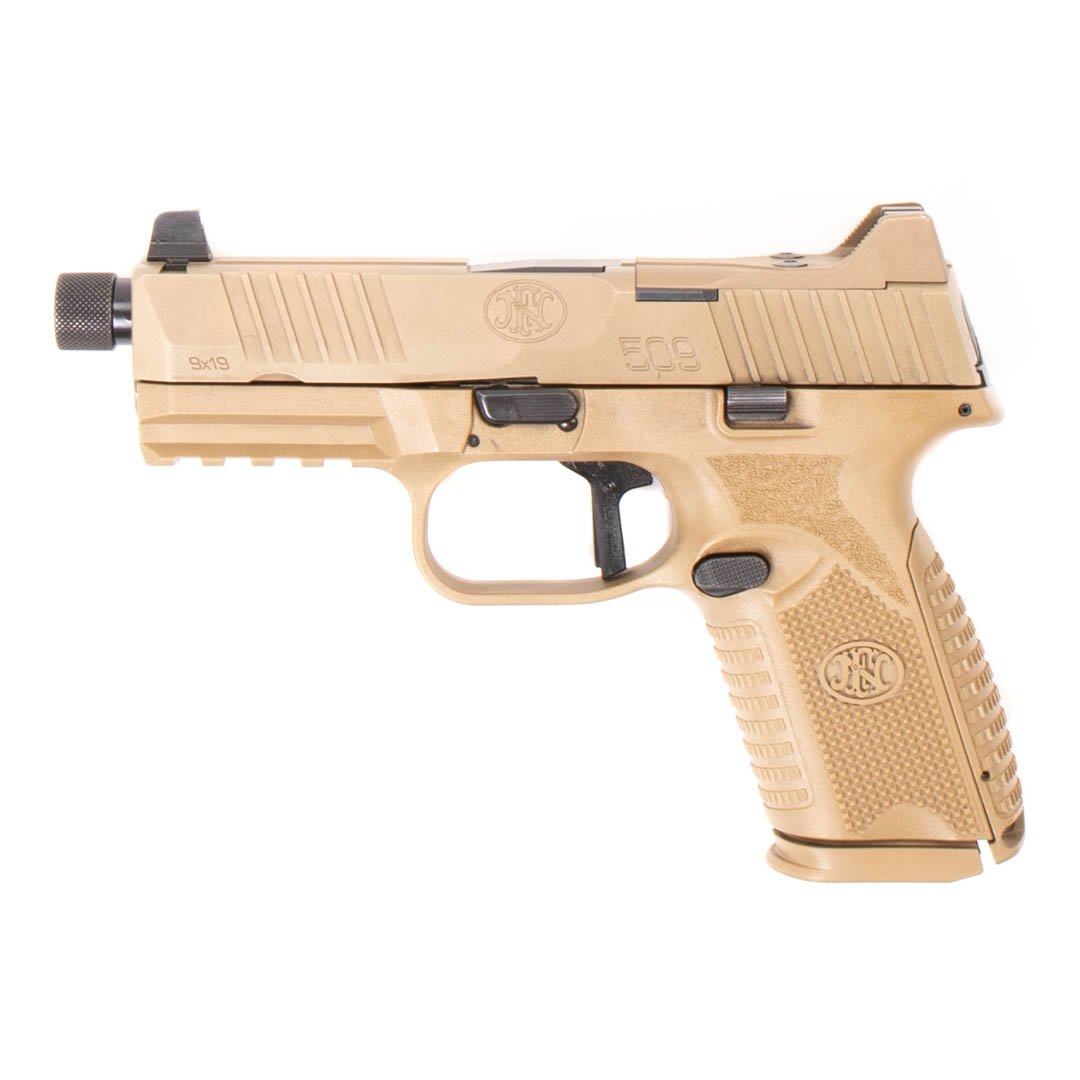 FN 509 MIDSIZE TACTICAL 9MM LUGER (9×19 PARA) SEMI AUTO HANDGUNS