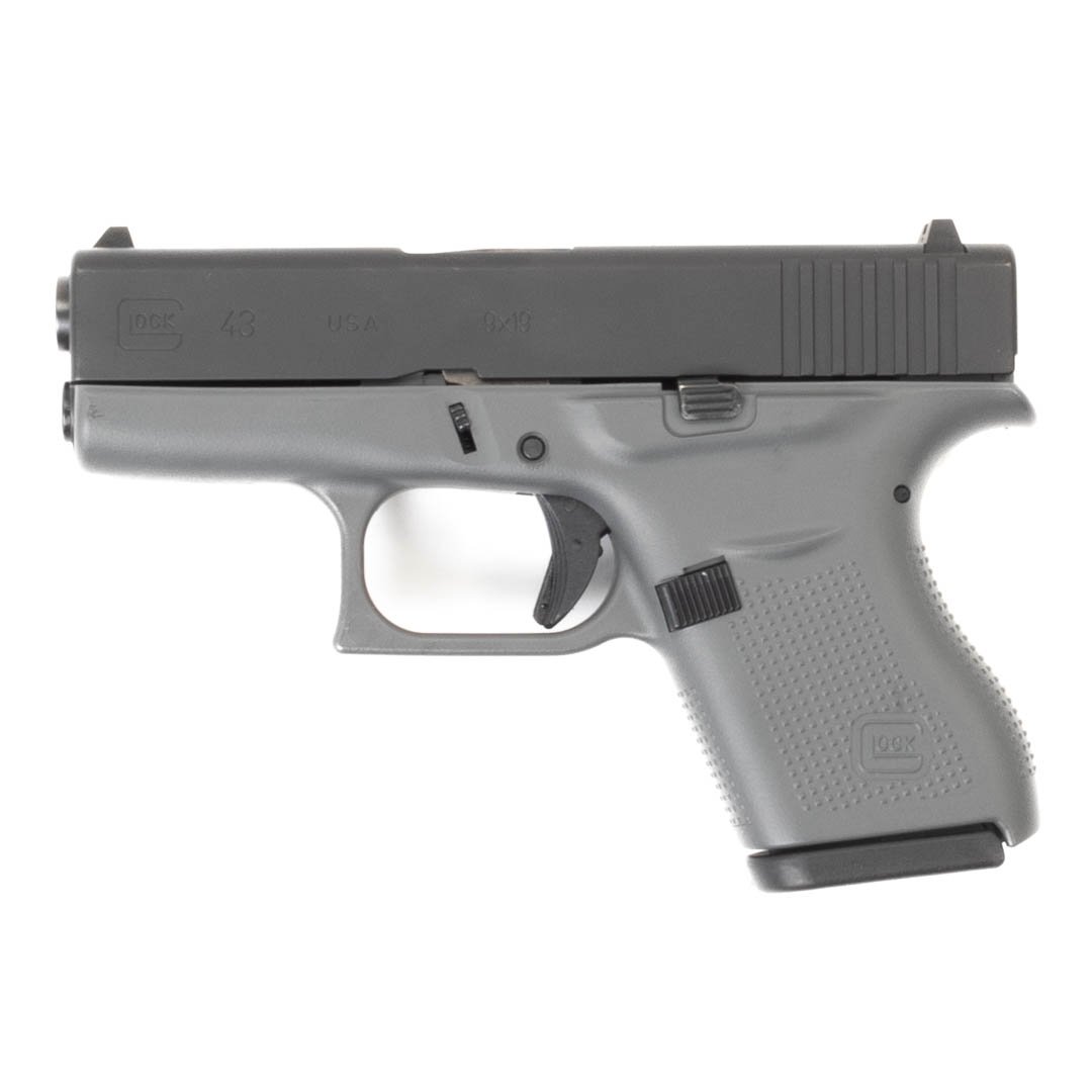 GLOCK 43 9MM LUGER (9×19 PARA) SEMI AUTO HANDGUNS