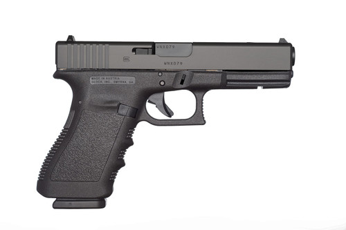 Glock G21 Gen 3 45 ACP, 4.5" Barrel, Black, Glock Night Sights, 10rd