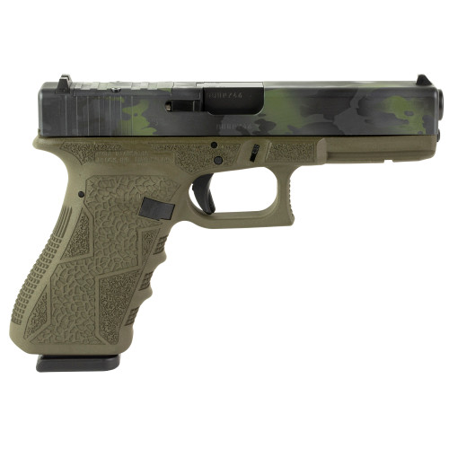 Glock G22 Gen 3 40 Smith & Wesson, 4.49" Barrel, Black Multicam Slide, Olive Drab Green Frame, 15rd