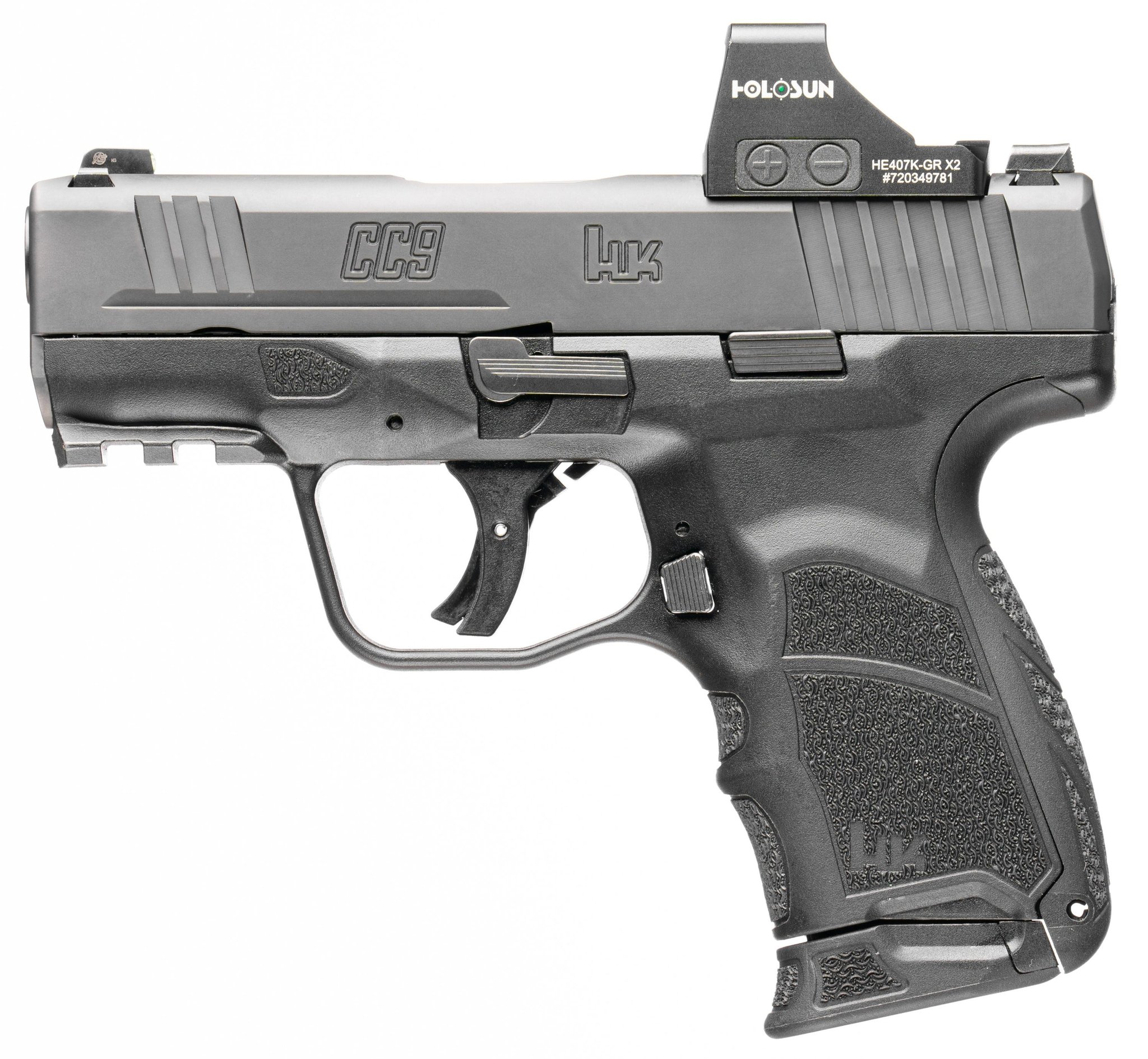 HECKLER & KOCH CC9 9MM LUGER (9×19 PARA) SEMI AUTO HANDGUNS