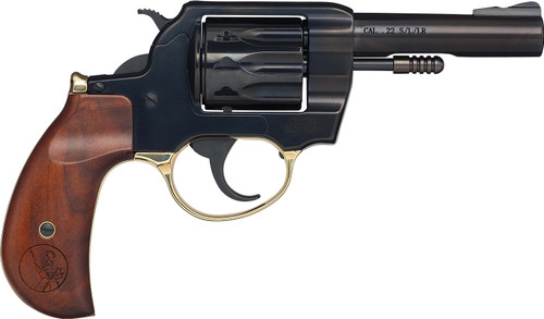 Henry Golden Boy 22 LR, 4" Barrel, Black, American Walnut Birdshead Grip, 10rd