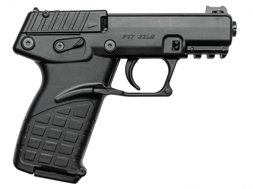 Kel-Tec P17 22 LR, 3.8" Threaded Barrel, Black, Optics Ready, 16rd