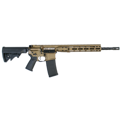 LWRC Direct Impingement 223 Remington/5.56x45mm, 16.1" Barrel, Burnt Bronze, CA Compliant, 10rd