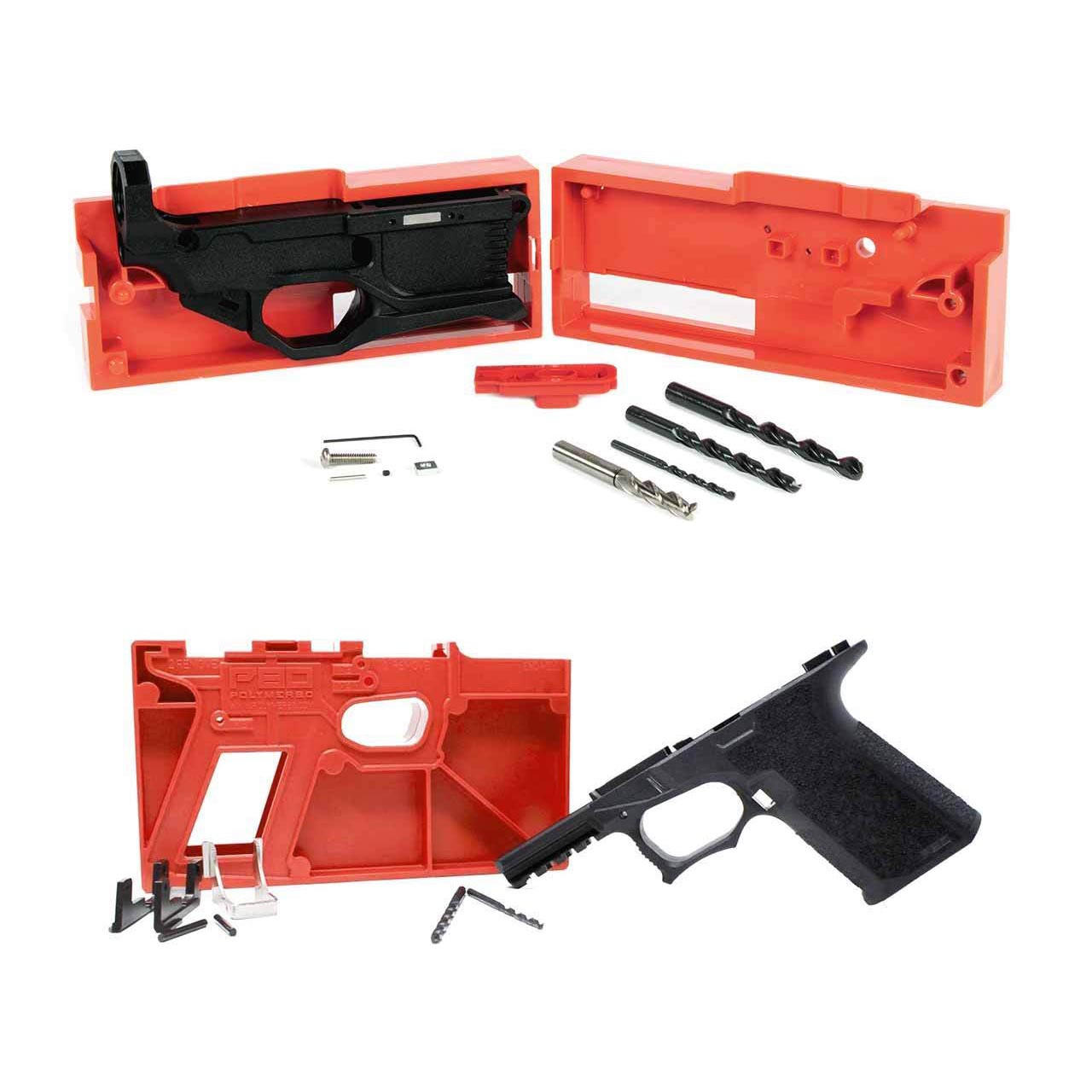 Polymer80 RL556V3™ And PF940Cv1™ Bundle – 80% Lower Receiver With Jig, AR15, And 80% Compact Frame With Jig, G19/23 Compatible (Black Only)