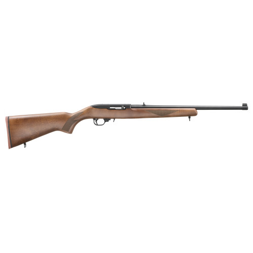 Ruger 10/22 Sporter 75th Anniversary 22 LR, 18.5" Barrel, Black, Walnut Stained Hardwood Stock, 10rd