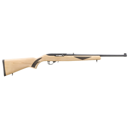 Ruger 10/22 Sporter 75th Anniversary 22 LR, 18.5" Barrel, Hardwood Stock W/ Black Checkering, Black Rec, 10rd