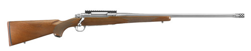Ruger Hawkeye Hunter 7mm PRC, 24" Threaded Barrel, American Walnut, Stainless Rec, 3rd