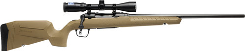 Savage Axis 2 XP Combo 25-06 Remington, 22" Barrel, Flat Dark Earth, Boresighted 3-9x40mm Scope, 4rd