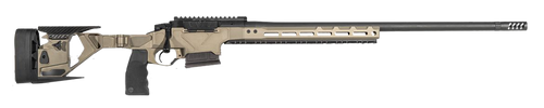 Seekins Havak HIT Pro 6mm Creedmoor, 24" Threaded Barrel, Flat Dark Earth Folding Chassis, Black Rec, 3rd