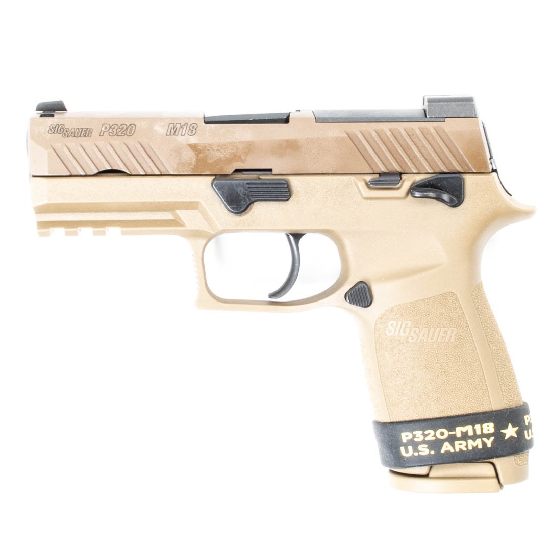 SIG SAUER P320 M18 9MM LUGER (9×19 PARA) SEMI AUTO HANDGUNS