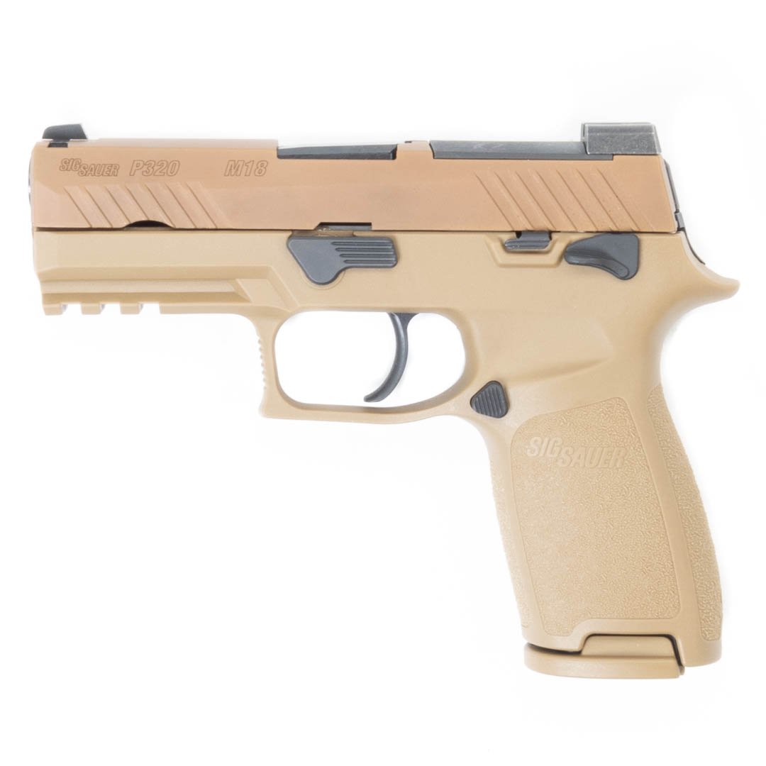 SIG SAUER P320 M18 9MM LUGER (9×19 PARA) SEMI AUTO HANDGUNS
