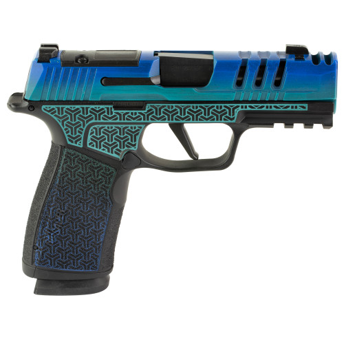 Sig Sauer P365 XMacro 9mm, 3.1" Barrel, Glactic June Bug, Optic Ready, 17rd