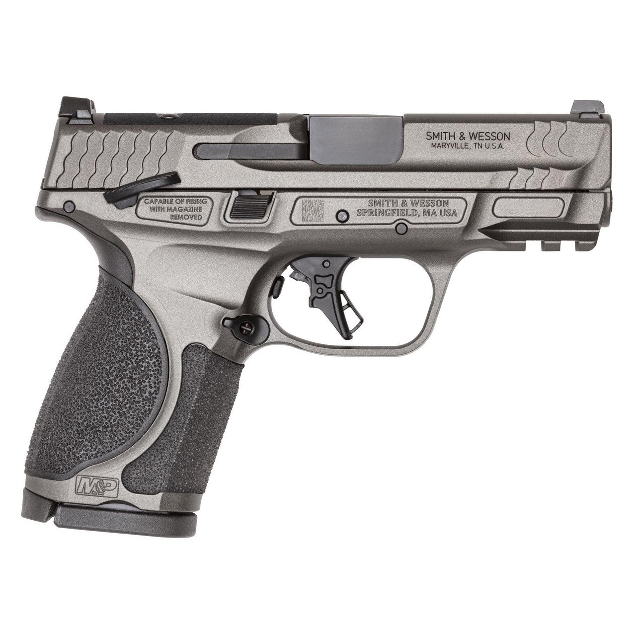SMITH & WESSON M&P9 M2.0 METAL COMPACT (MANUAL SAFETY) *10 ROUND* 9MM LUGER (9×19 PARA) SEMI AUTO HANDGUNS