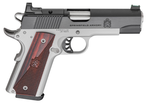 Springfield Ronin AOS 45 ACP, 5" Barrel, Two-Tone, Laminate Wood Grip, 8rd