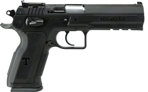 Tanfoglio IFG Stock III 10mm, 4.75" Barrel, Black, Adjustable Sights, 13rd