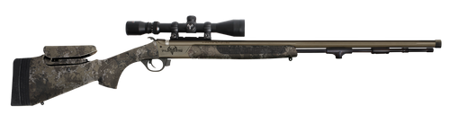 Traditions Pursuit XT Pro 50 Cal, 26" Threaded Barrel, Veil Alpine Camo, 3.5-10x44mm Duplex Scope