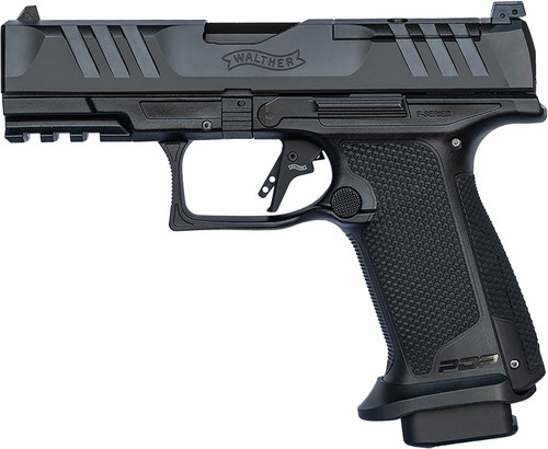 Walther PDP Pro F-Series 9mm, 4" Barrel, Black, Optic Ready, 18rd