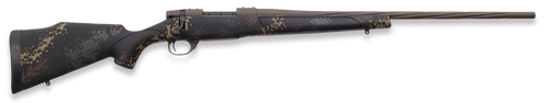 Weatherby Vanguard Talus 7mm PRC, 24" Threaded Barrel, Smoke & Stone Sponge Camo, Brown Rec, 3rd