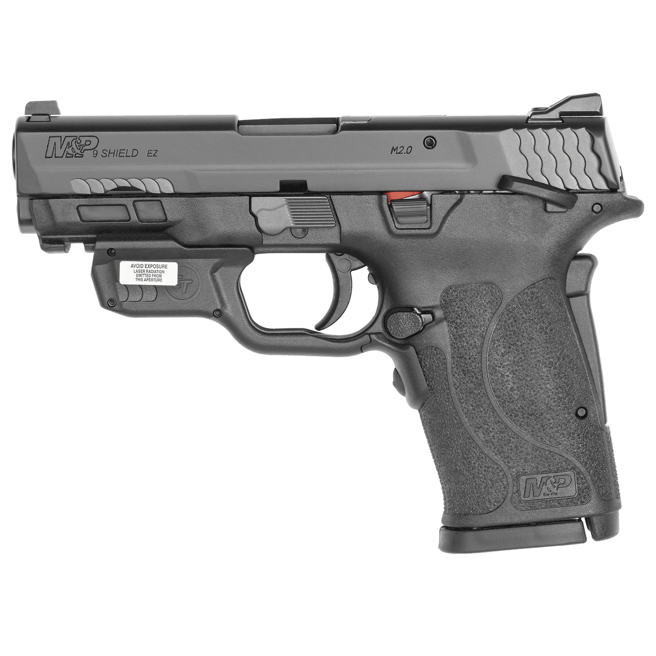 M&P9 SHIELD EZ MANUAL THUMB SAFETY CRIMSON TRACE RED LASERGUARD
