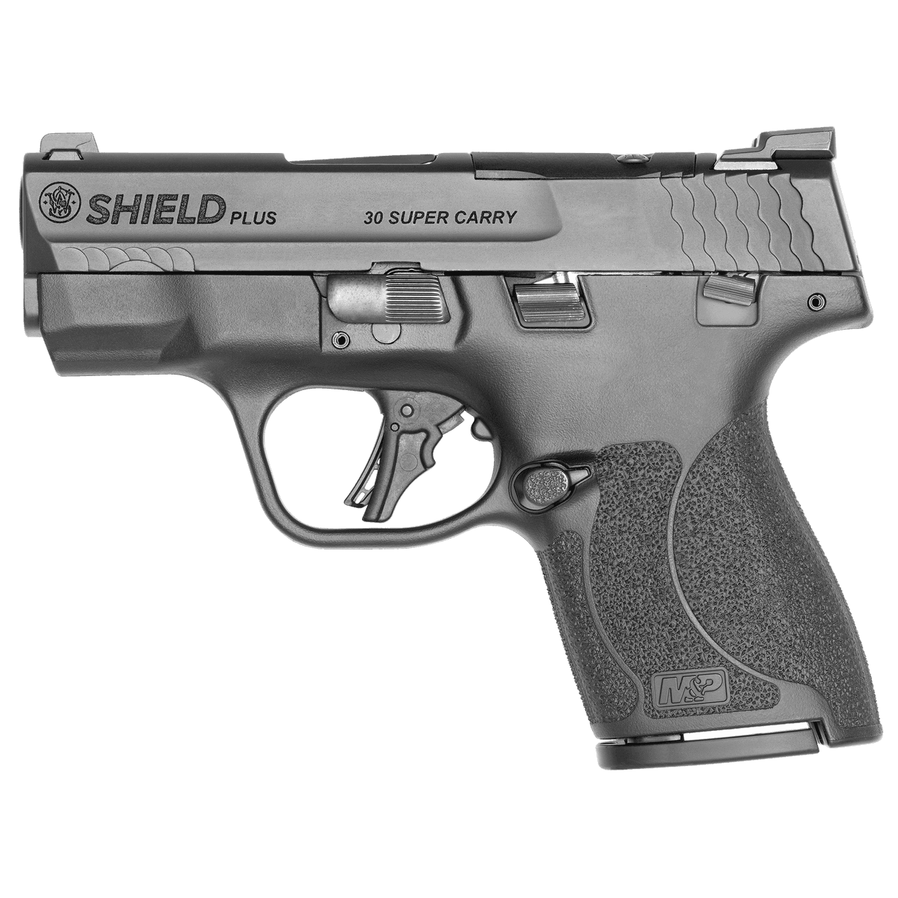 S&W SHIELD PLUS OR THUMB SAFETY 30 SUPER CARRY