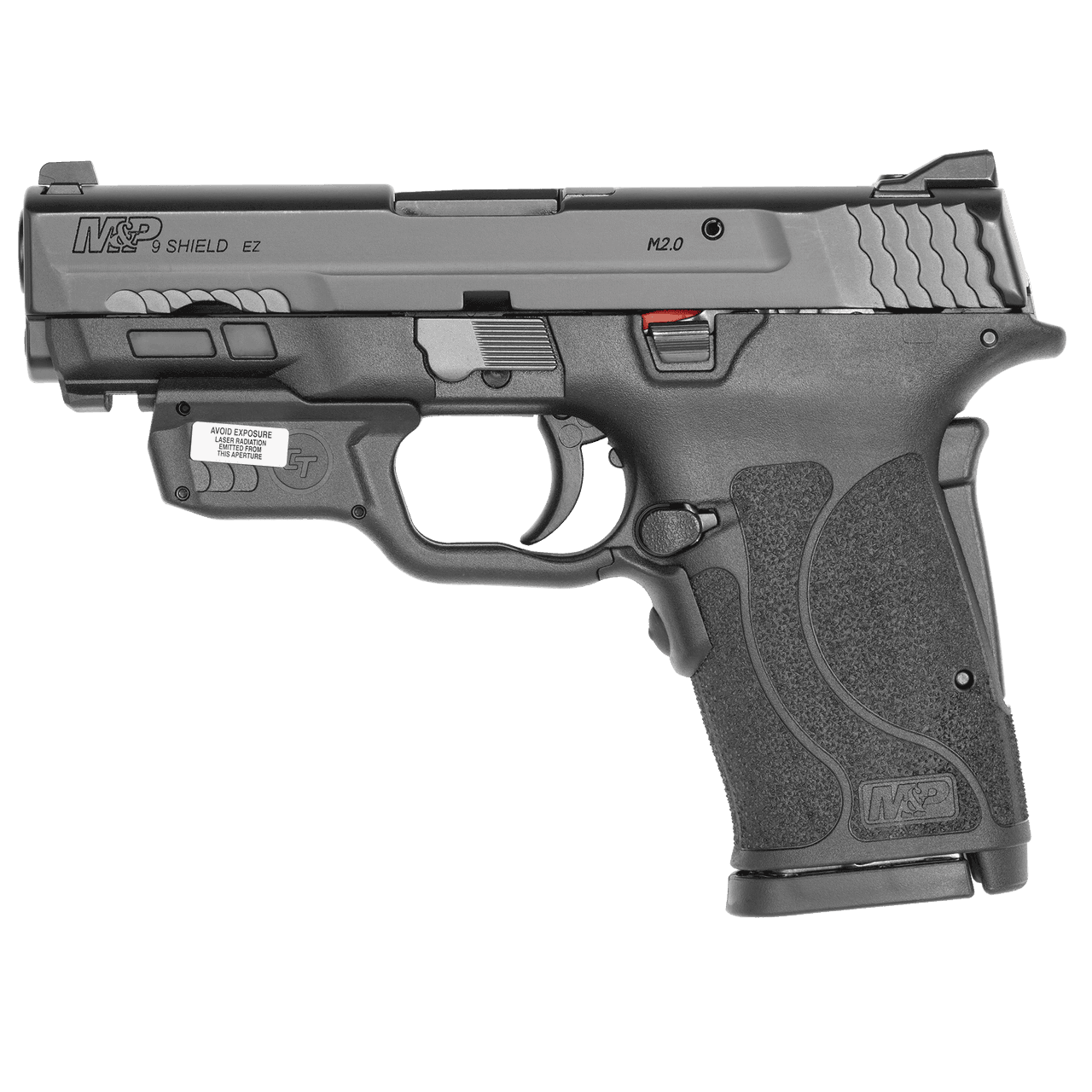 M&P9 SHIELD EZ NO THUMB SAFETY CRIMSON TRACE RED LASERGUARD