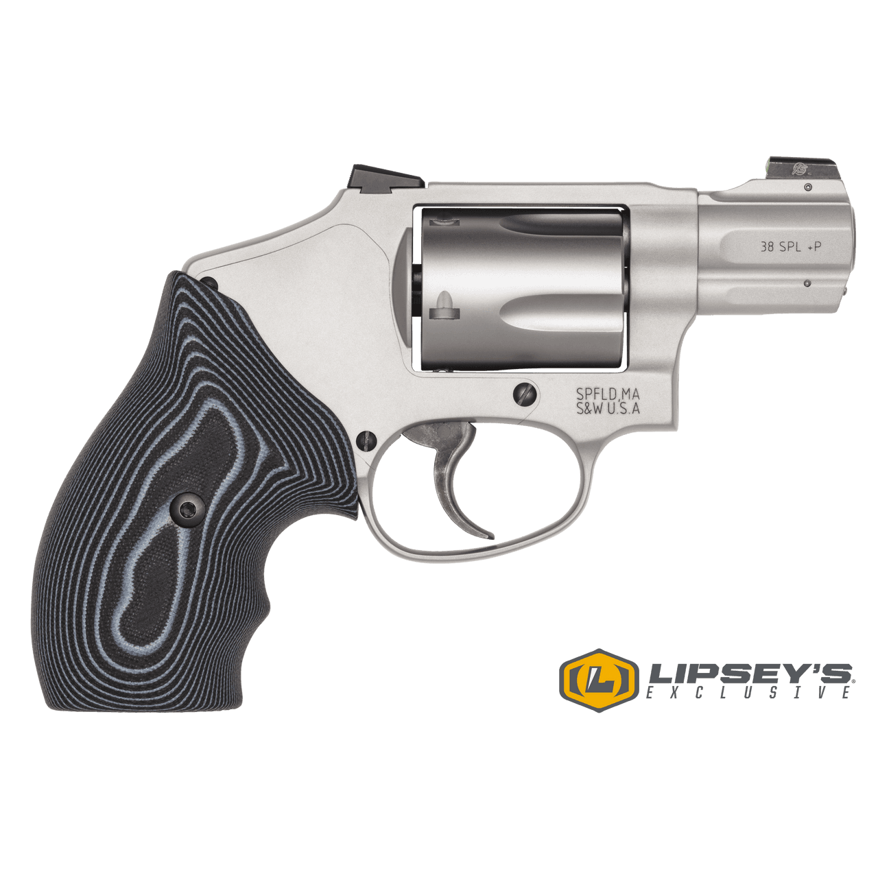 MODEL 642 THE ULTIMATE CARRY REVOLVER IN 38SPL SILVER WITH NO LOCK